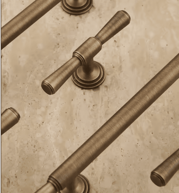 Luca Antique Brass cabinets